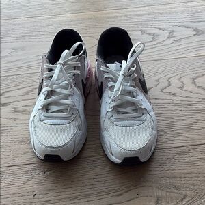 White and Black Athletic Sneakers